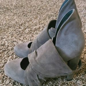 Loeffler Randall Suede Round Toe Pumps